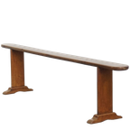 Stijlvolle Antieke Halbank/ Bank Voor Aan De Eettafel Met Een Tijdloze Uitstraling thumbnail 1