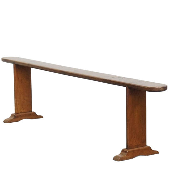 Stijlvolle Antieke Halbank/ Bank Voor Aan De Eettafel Met Een Tijdloze Uitstraling 1