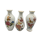 Set Vaasjes China Birds And Flowers thumbnail 1