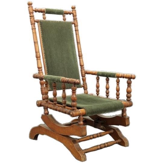 Victorian Rocking Chair, Ca 1920s 1
