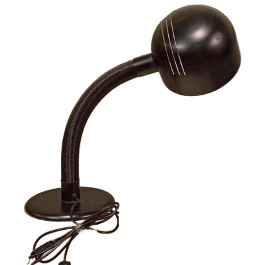 Vintage Grote Tafellamp, Bureaulamp, Zwart, H 68 Cm 1