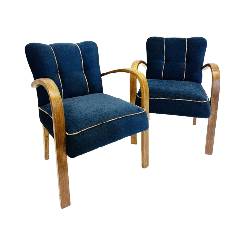 Art Deco Fauteuils Van J. Halabala