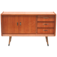 Vintage Dressoir Met Lades En Deurtjes Gemaakt In De Jaren ’50