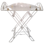 Vintage Butler Tafel Regency Perspex Acrylic Design. thumbnail 1