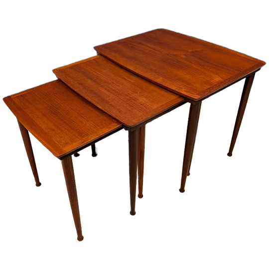 Vintage Sidetables | Mimiset, Jørgen Aakjær Jørgensen Voor Møbelintarsia, Jaren 60 1