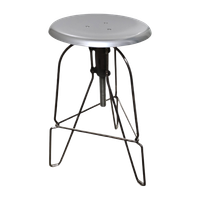"model Six" Aluminium Stool By Jeff Covey