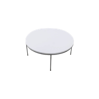 Round Coffee Table By Paul Mccobb For Metz & Co 1950S