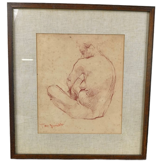 José Van Gucht - Potlood Tekening - Naakt 1