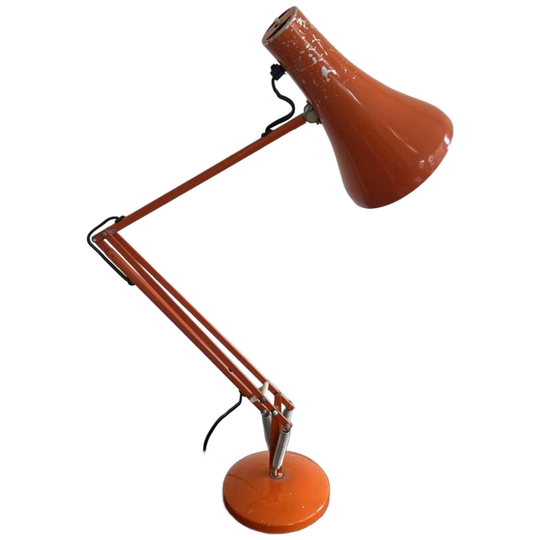 Anglepoise Orange Lamp, Herbert Terry, Uk 1