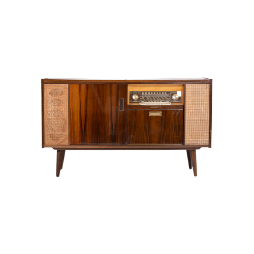 Mid-Century Modern Loewe Opta Stereo Console