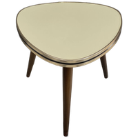 Yellow Formica Plant Table 1960S
