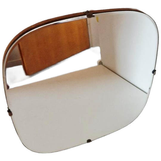 Zeldzame Fifties Vintage Spiegel Jaren 50 Wandspiegel 1