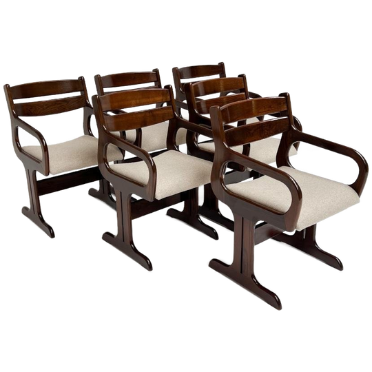 Set Van 6 Danish Design Farstrup Stoelen, 1960's 1