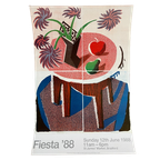 David Hockney, 'flowers, Apple & Pear On A Table, July 1986 thumbnail 1