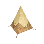 Marokkaanse Henna Lamp Geitenleer thumbnail 1