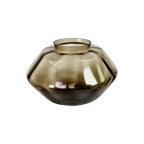 Leerdam Glas - Andries Copier - Rookglas - Discusvaas - Model Gl 697 - 1930'S thumbnail 1