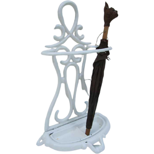 Antieke Emaille Paraplubak 1