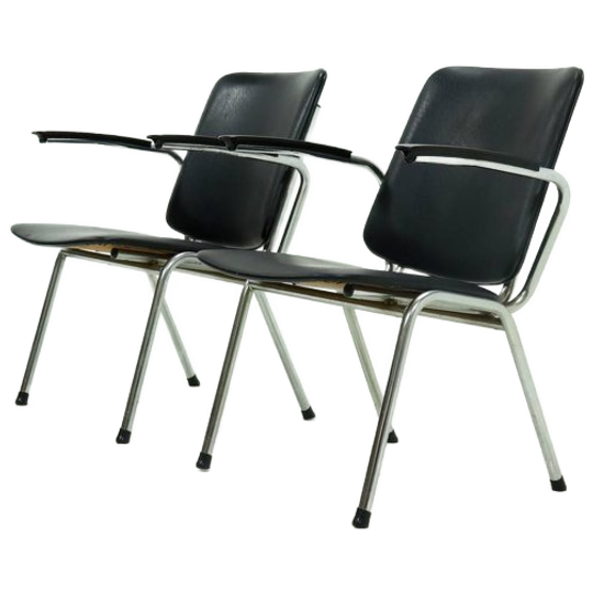 Set Of 2 Tubular Armchairs By Gebroeders de Wit 1960s 1