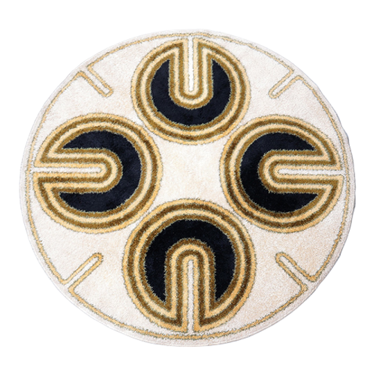 Højer Eksport Wilton Rond Vloerkleed, 1960S 1