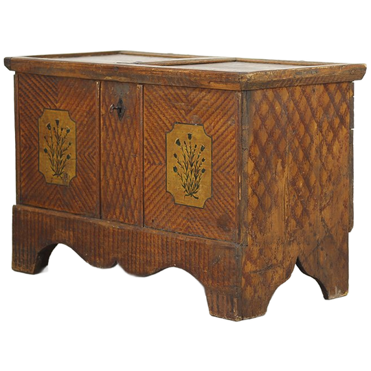 Antieke Beschilderde Bruidskist 1841 1