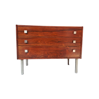 Jaren 60 Mid Century Vintage Ladekast Dressoir Wandkast