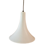 Vintage Trompet Lamp Heksenhoed Metaal Design. thumbnail 1