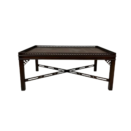 Mahonie Chinese Chippendale Stijl Cocktailtafel 1