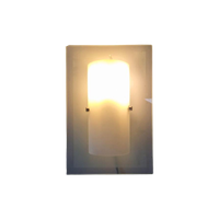 Vintage Design Wandlamp Gebogen Glas Postmodern