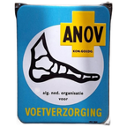 Emaille Bordje Van Anov Voetverzorging 🦶 Langcat Bussum. thumbnail 1