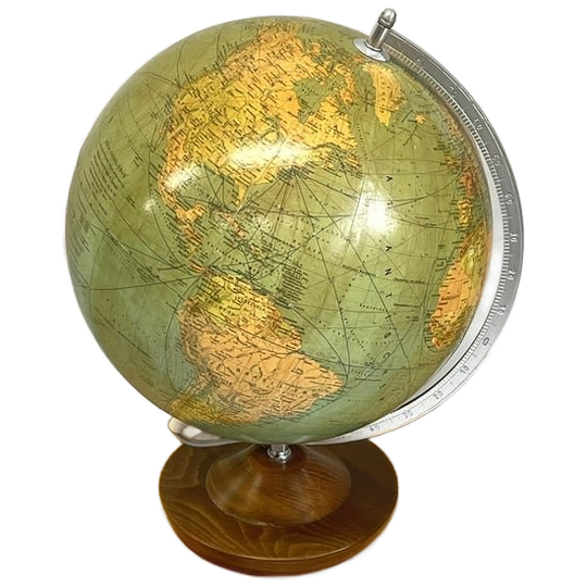 Vintage Räth Xl Globe Lamp Wereldbol 1