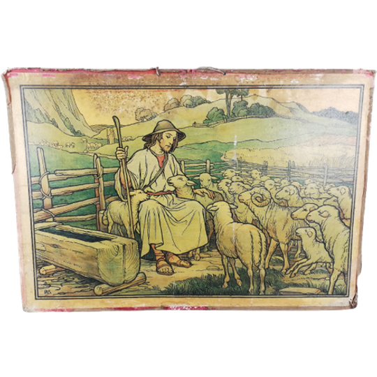 Schoolplaat - Herder Met Schapen 1