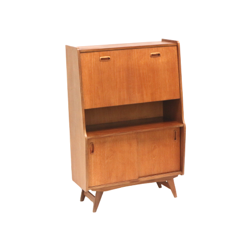 Vintage Secretaire / Dressoir / Kast Uit De Jaren ’60