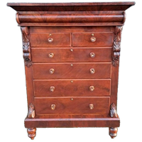 Fraaie Antieke Schotse Ladekast, Commode Licht Verkleuring R