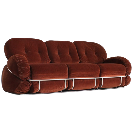 Vintage Okay Sofa By Adriano Piazzesi, Italy 1970s 1