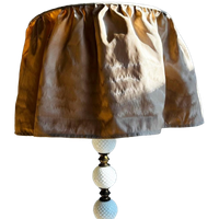 Jaren 20 Art Nouveau Glazen Bollen Vloerlamp Vintage