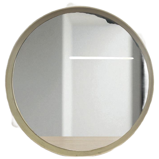 Vintage Ronde Space Age Spiegel / Wandspiegel 1