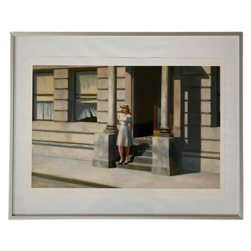 Edward Hopper Print Van Schilderij Summertime , 50 X 40