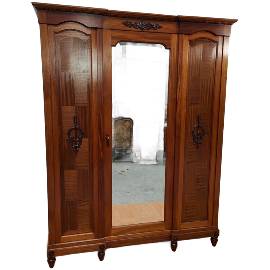 Vintage Kledingkast Garderobekast Kleerkast Demontabel 006 1