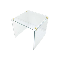 Glazen Bijzettafel Galotti Radice-stijl - Reliving