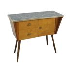 Jaren 50 Kastje Met Lades En Formica Blad Vintage thumbnail 1
