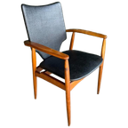 Vintage Scandinavische Bureaustoel Fauteuil Jaren 60 thumbnail 1