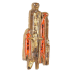 Vintage Wandsculptuur Aardewerk In De Stijl Van Perignem 56Cm thumbnail 1