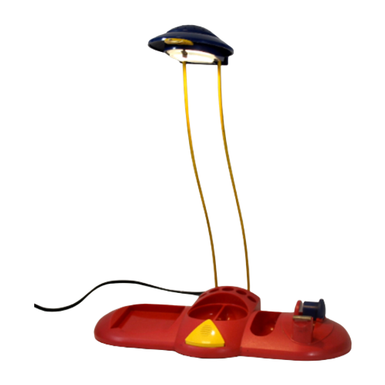 Vintage Desk Lamp / Organizer - Memphis Style 1