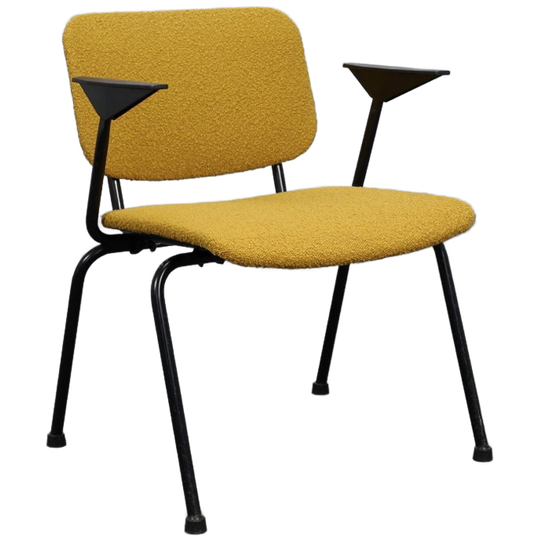 Armchair By Ahrend De Cirkel, 1969 – Reupholstered In Bouclé 1
