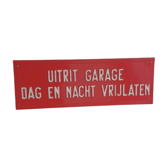 Vintage Tekstbord Reclame Decoratie 1