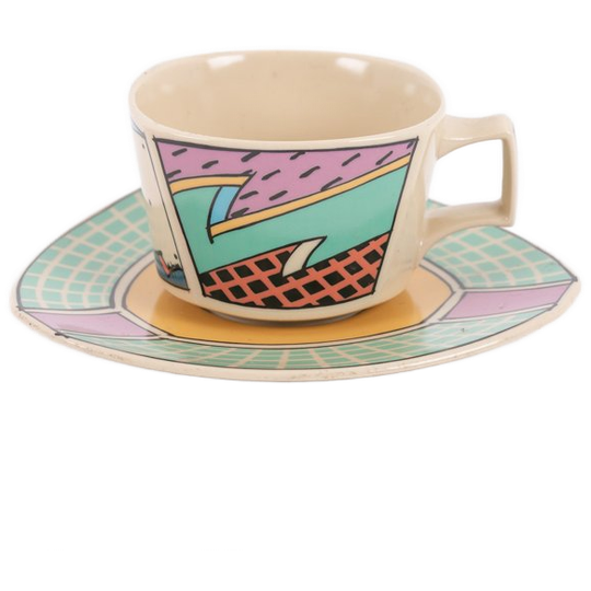 Postmodern Porcelain Set ‘flash One’ From Dorothy Hafner For Rosenthal 1