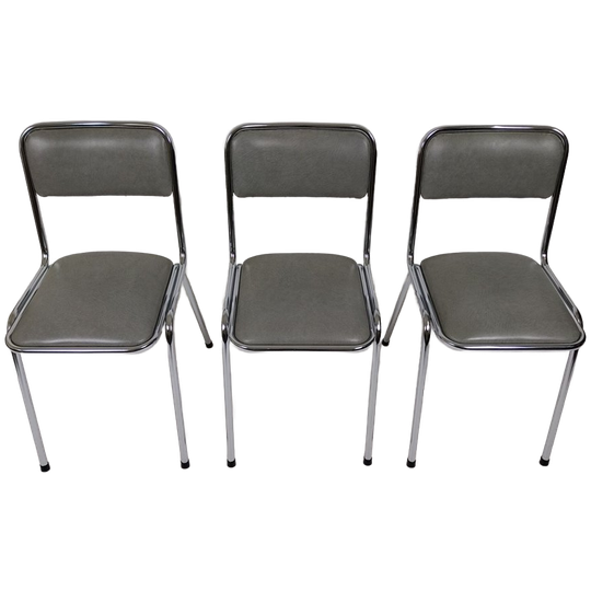 Set Van 3 Tavo Stoelen, Jaren 70 1