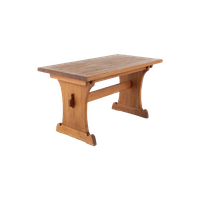 Axel Einar Hjorth ‘sport’ Solid Pine Table By Nordiska Kompaniet