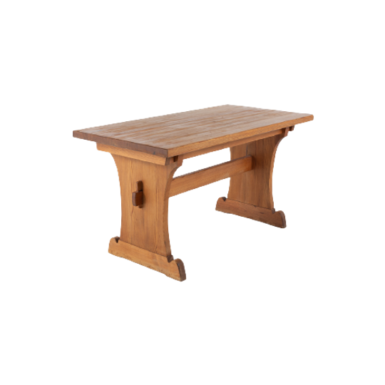Axel Einar Hjorth ‘sport’ Solid Pine Table By Nordiska Kompaniet 1