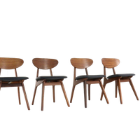 Set 4 Awa Eetkamerstoelen Vintage Nieuw Bekleed